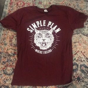 Simple plan T-shirt from 2019 tour